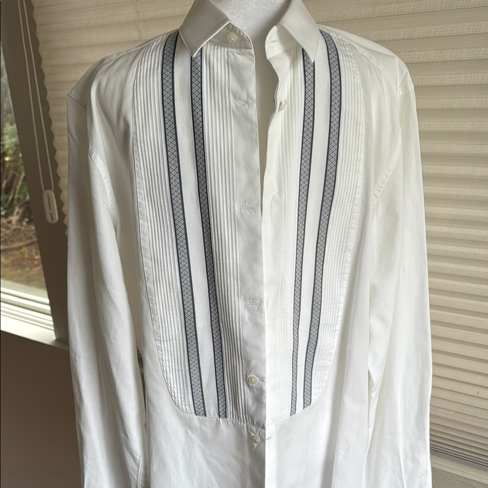 Dolce & Gabbana Gold Tuxedo Shirt